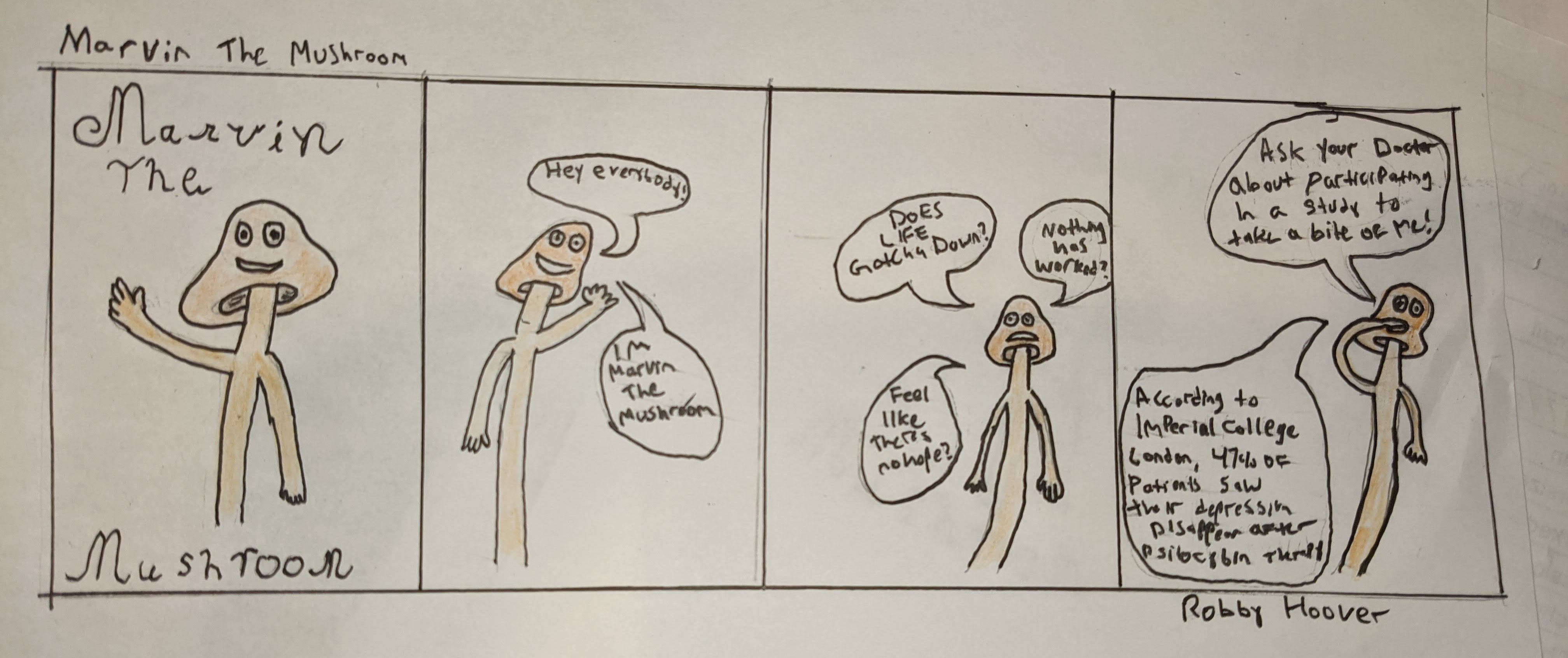 Marvin the Mushroom Comic